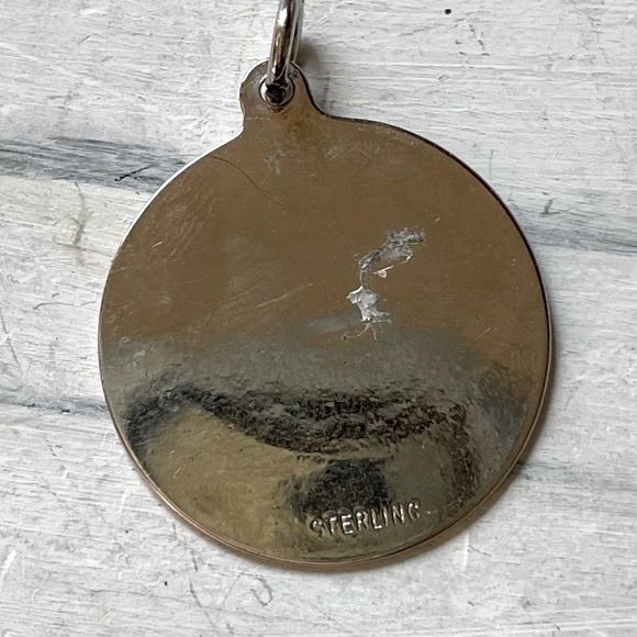 Stamped 925 Las Vegas medallion charm - Picture 2 of 3